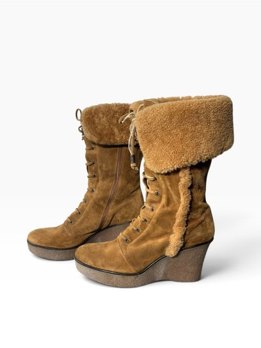 Via spiga tan suede lace - via,